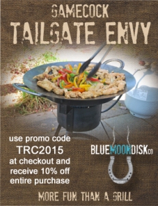 Use the promo code TRC2015 all during football season to get 10% off your entire order at Blue Moon Disk.